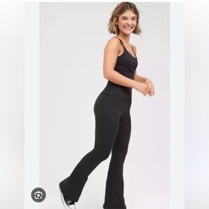 Offline Aerie The Hugger High Waisted Bootcut Flare Legging Smoked Grey M NWT